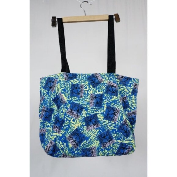 Vintage Retro 80's Reversible Tote Beach Bag Unbranded - Picture 3 of 6